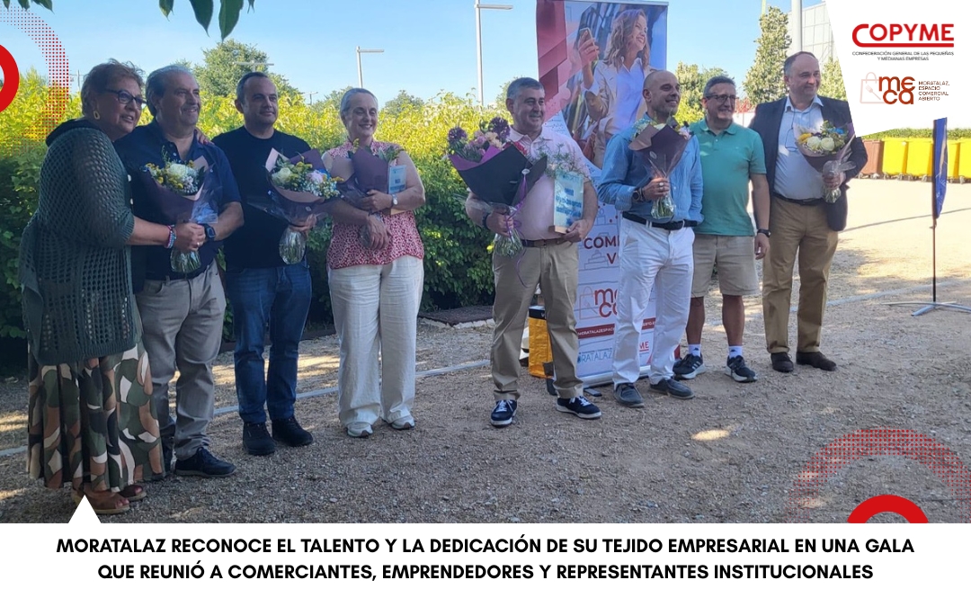 Moratalaz reconoce el talento y la dedicación de su tejido empresarial en una gala que reunió a comerciantes, emprendedores y representantes institucionales